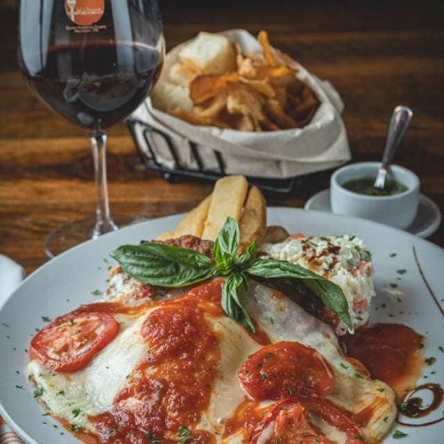 Milanesa A La Napolitana.