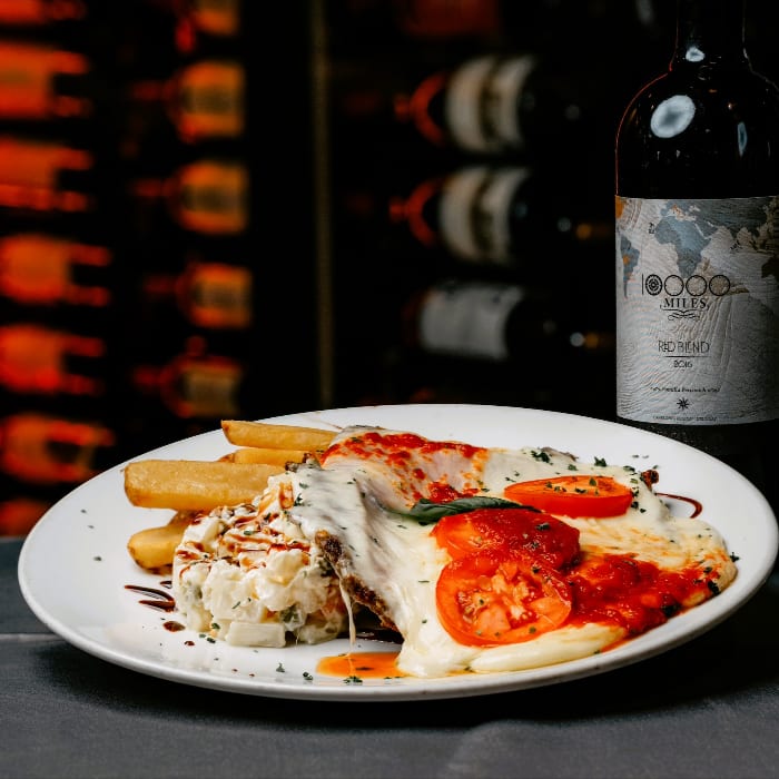 Milanesa a La Napolitana.